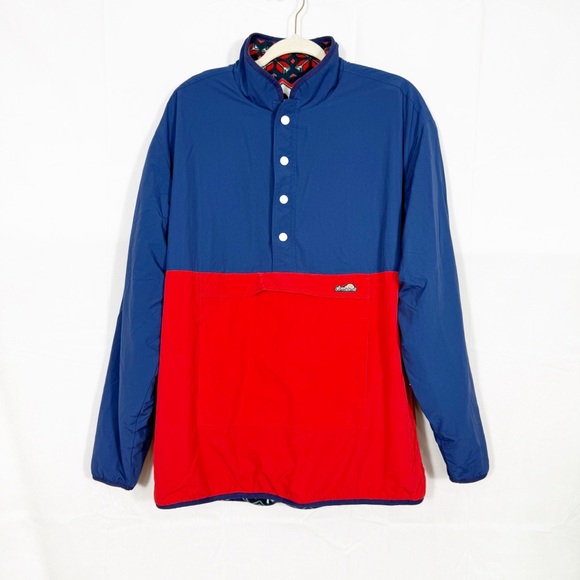 Chubbies The Understatement Reversible Jacket Snap Pullover Fleece Winter Print - Picture 2 of 12